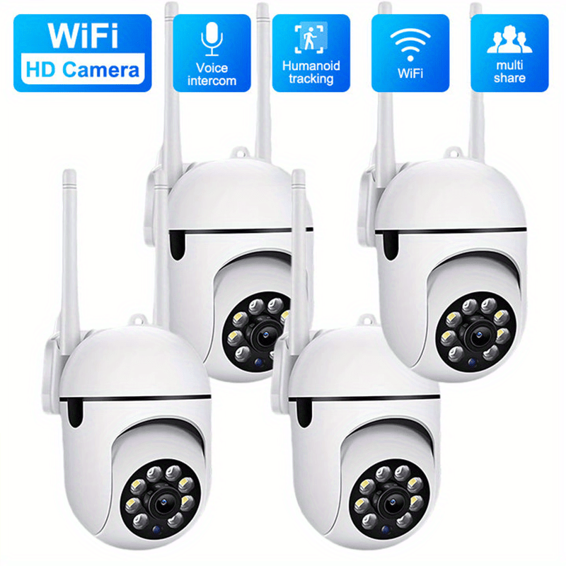 1080P Wi-Fi Security Camera with Pan/Tilt, Night Vision, Audio
