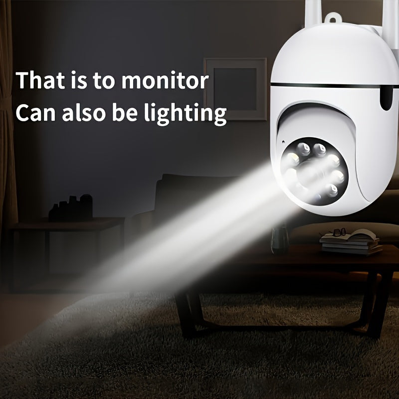 1080P Wi-Fi Security Camera with Pan/Tilt, Night Vision, Audio