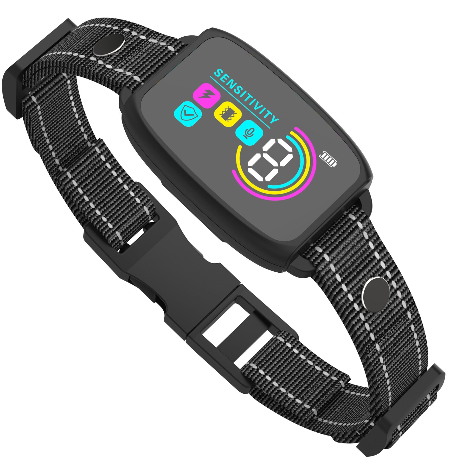 Smart Automatic Anti-Barking Dog Collar with Rechargeable Waterproof Design