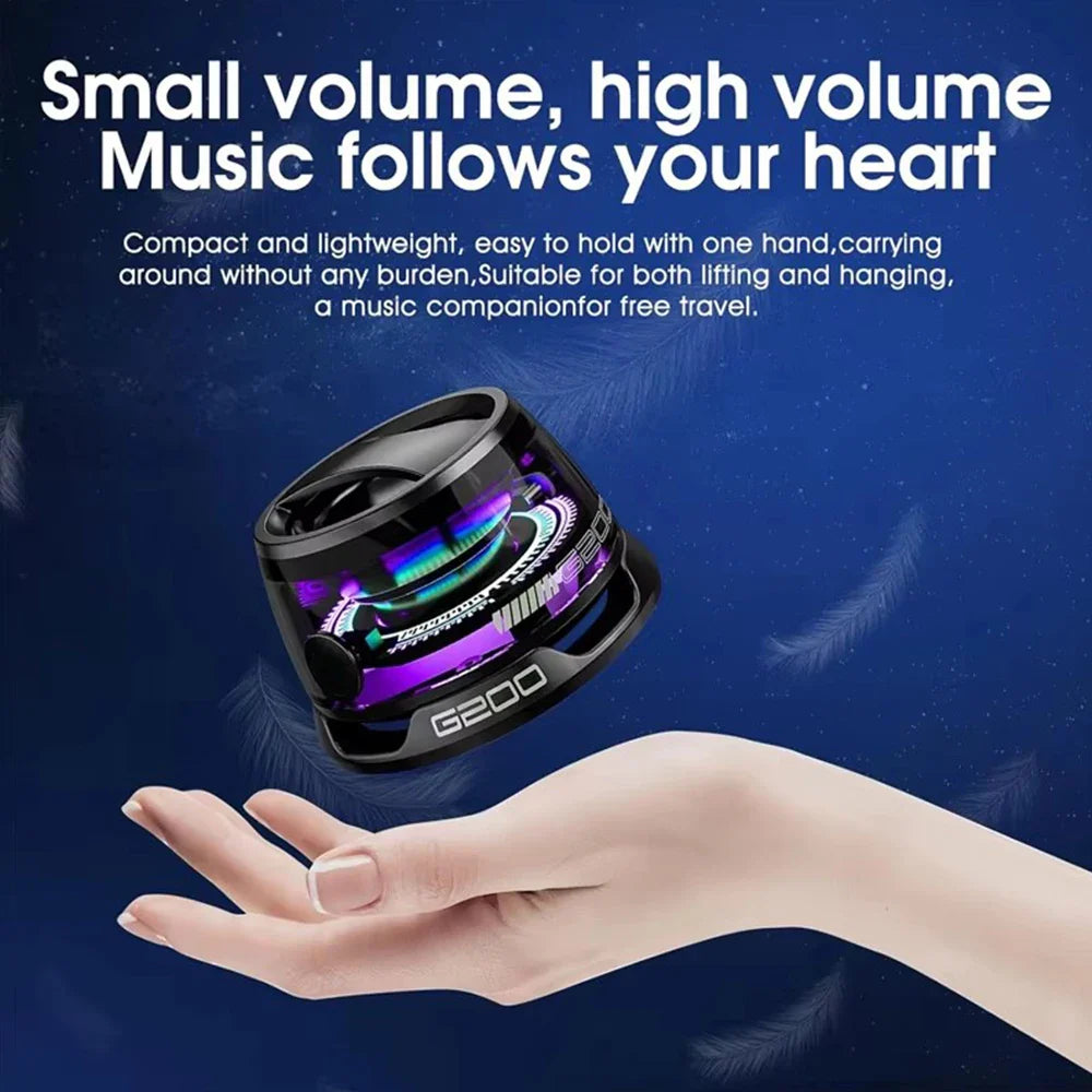 Multifunctional Bluetooth 5.3 Mini Speaker with RGB Lights and Holder