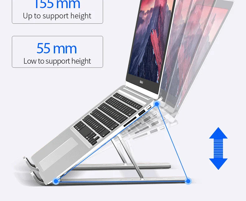 Adjustable Portable Laptop Stand Ergonomic Notebook Holder for MacBook