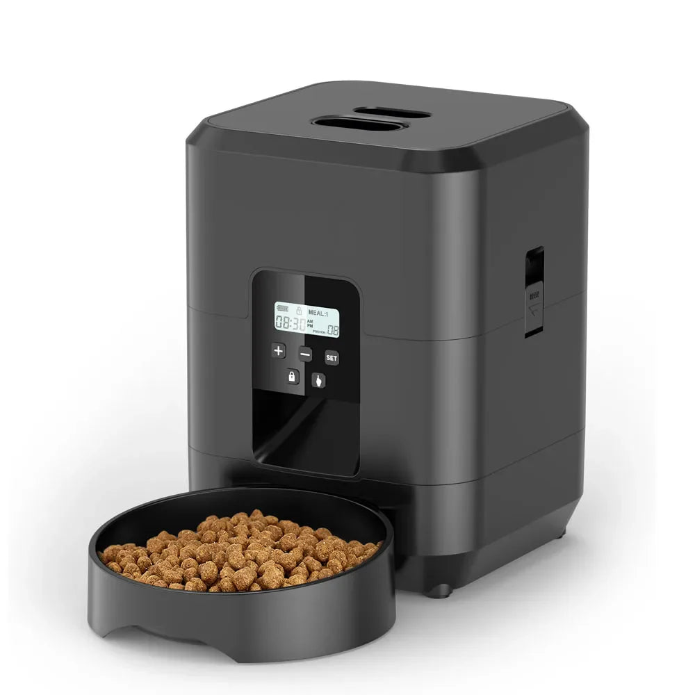 Smart Automatic Pet Feeder for Cats and Dogs with Timer