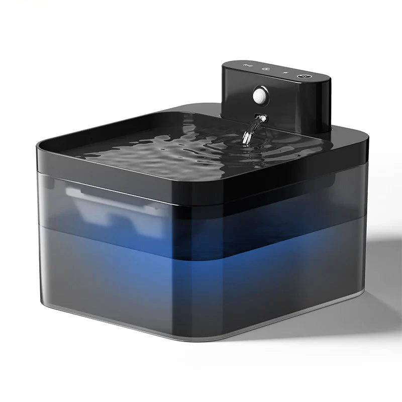 Wireless Automatic Cat Water Fountain 2600mAh with Infrared Sensor