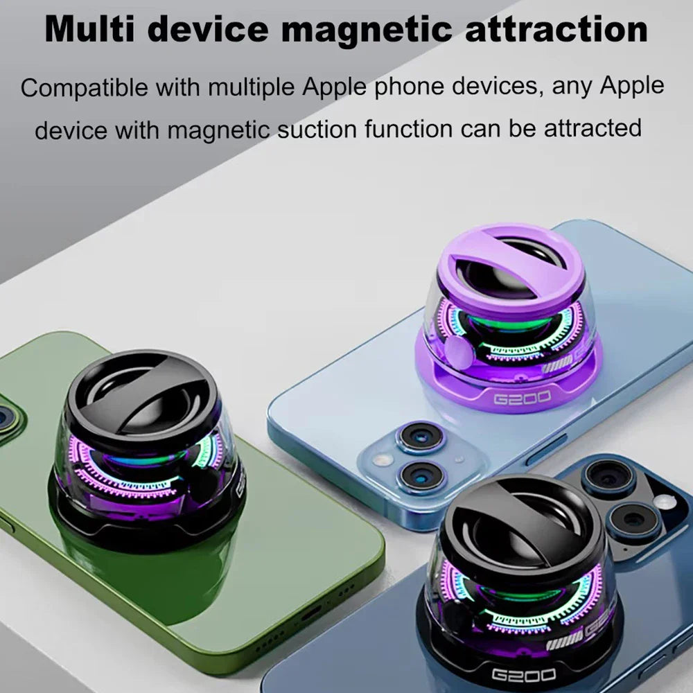 Multifunctional Bluetooth 5.3 Mini Speaker with RGB Lights and Holder