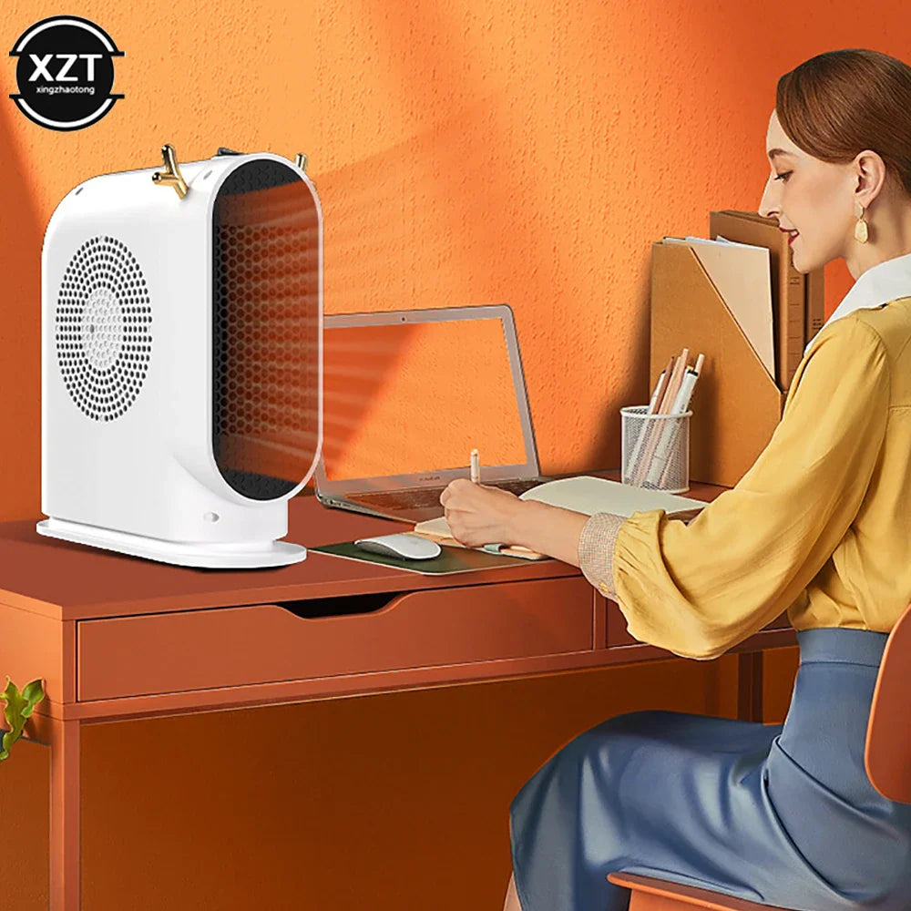 500W Desktop Electric Heater with Smart Thermostat Fast Heating
