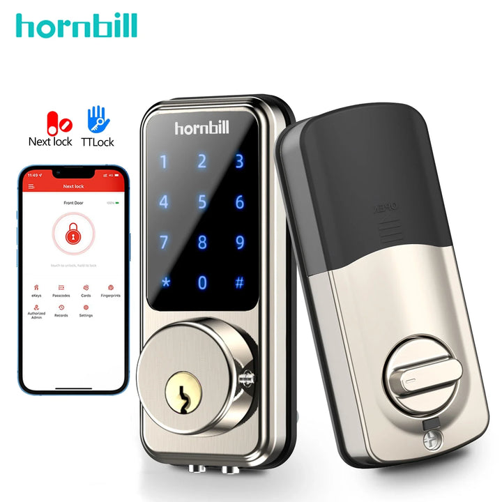 Smart Keyless Front Door Lock Bluetooth Digital Deadbolt