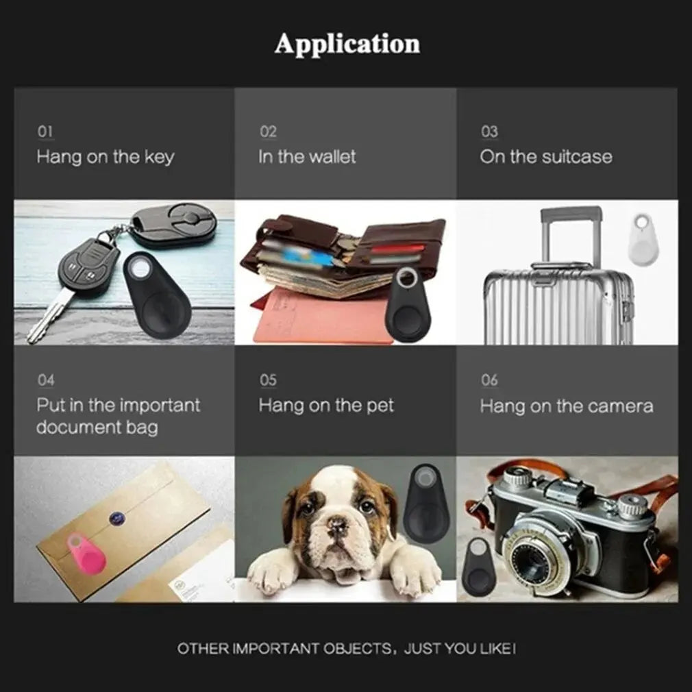 Mini Dog GPS Tracker Bluetooth 5.0 Anti-Lost Smart Locator