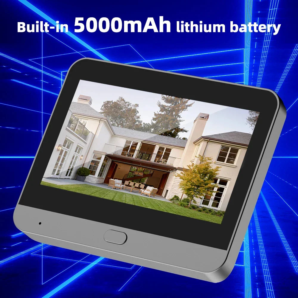 Mini 5MP Tuya Smart WiFi Digital Door Viewer with Night Vision