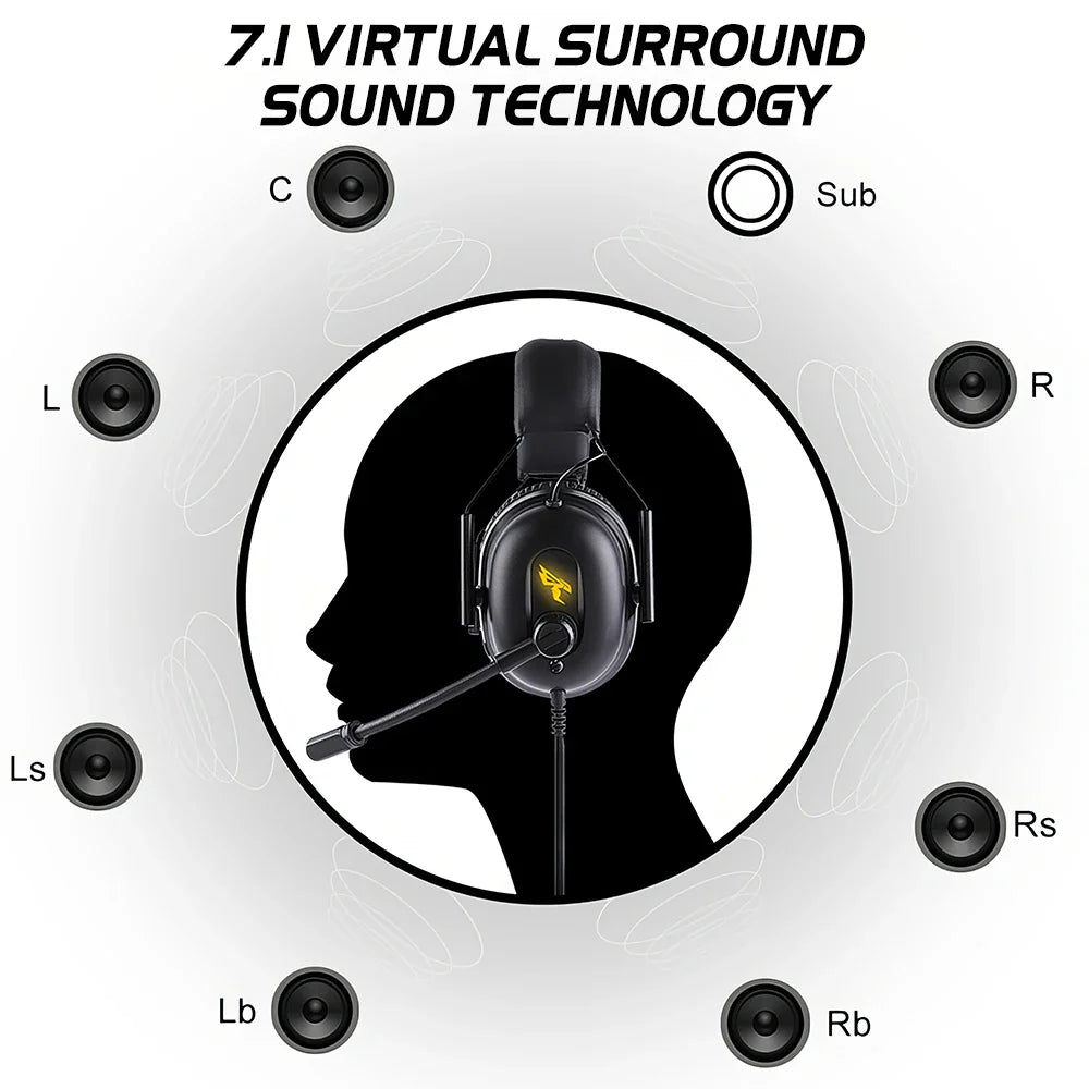 G936N 7.1 Surround Sound Gaming Headset for PC/Console