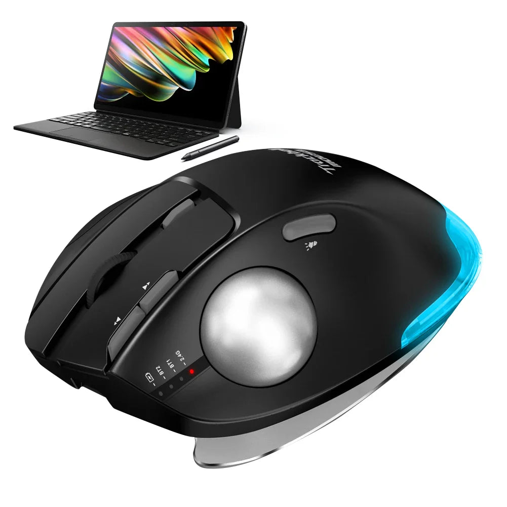 Vertical 2.4G Gaming Mouse Ergonomic 4800DPI Adjustable for PC
