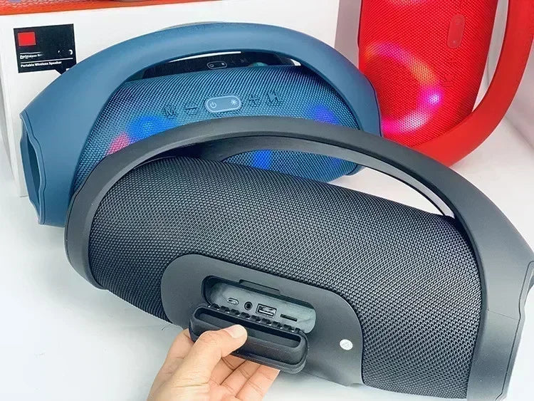 100W Portable Waterproof Bluetooth Speaker with RGB Lights and TWS