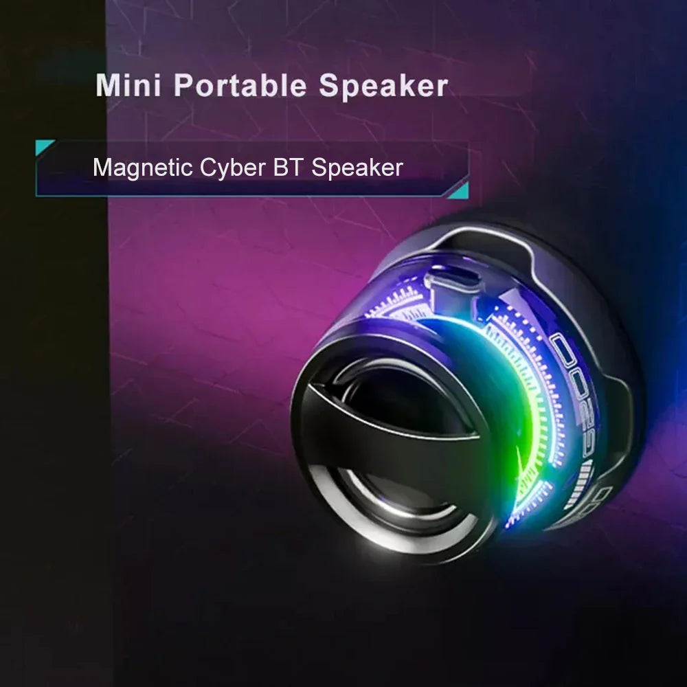 Multifunctional Bluetooth 5.3 Mini Speaker with RGB Lights and Holder