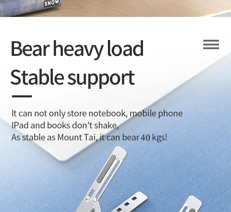 Adjustable Portable Laptop Stand Ergonomic Notebook Holder for MacBook