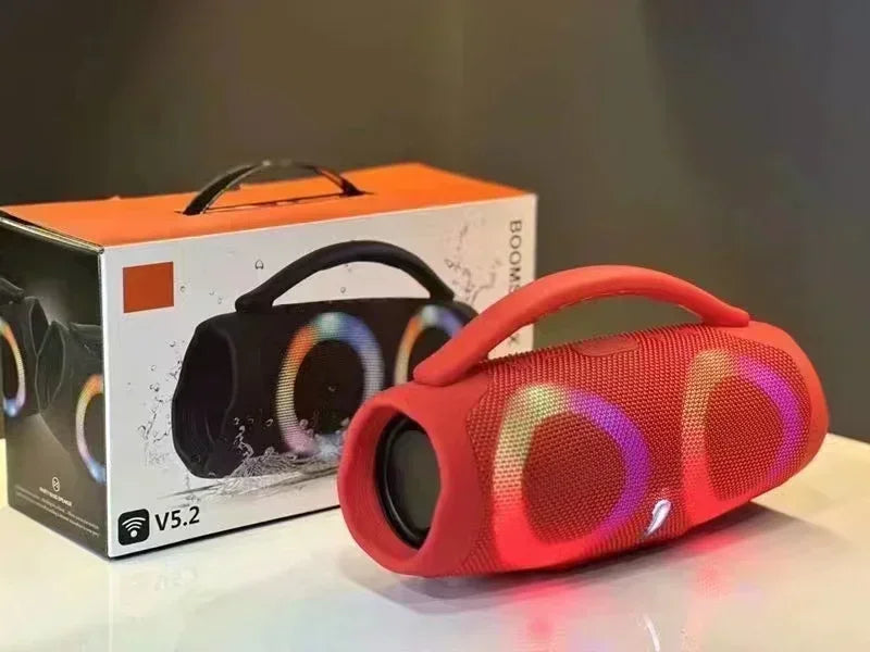 100W Portable Waterproof Bluetooth Speaker with RGB Lights and TWS
