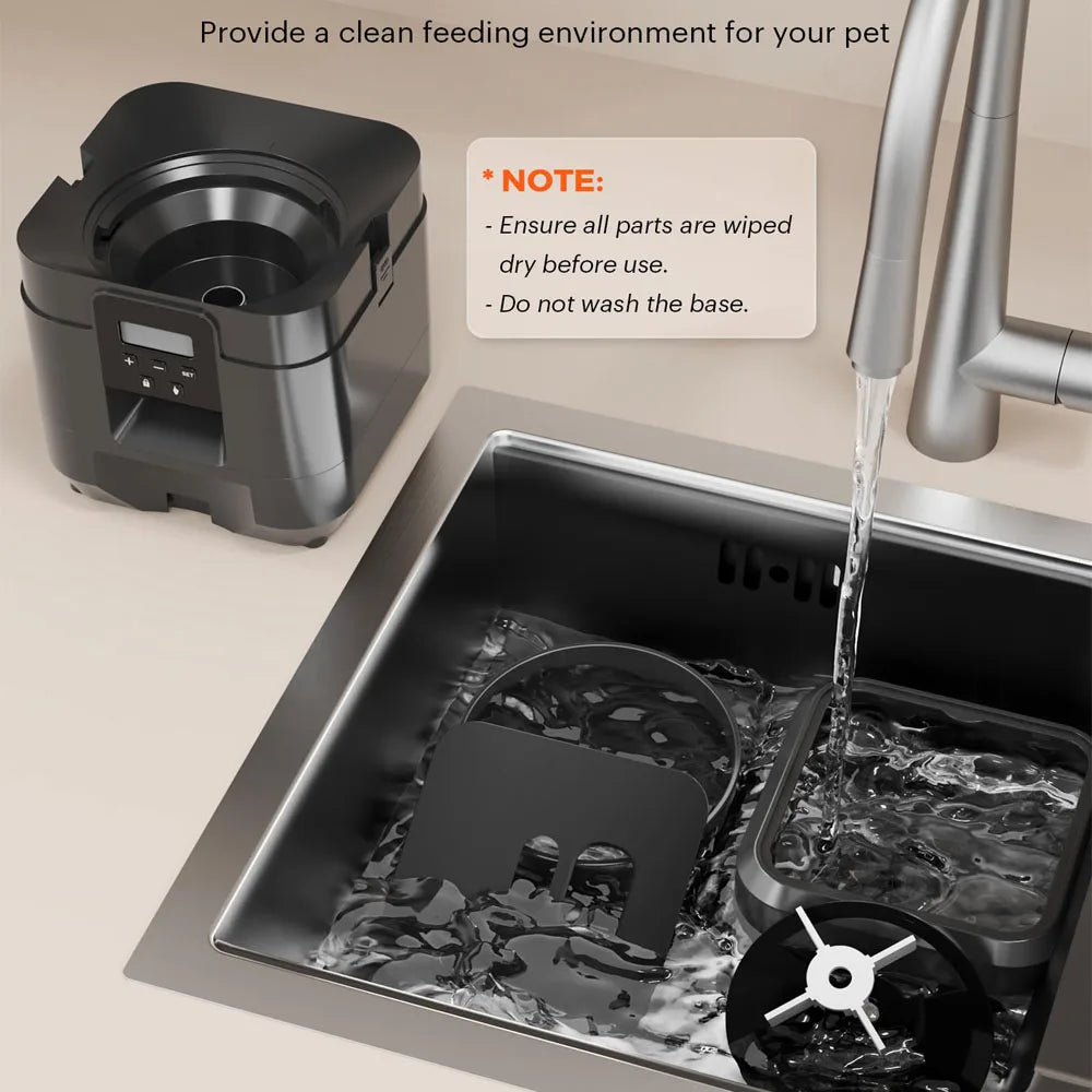Smart Automatic Pet Feeder for Cats and Dogs with Timer