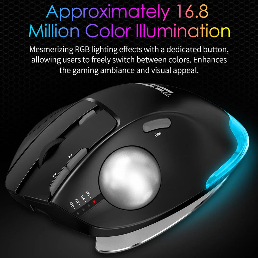 Vertical 2.4G Gaming Mouse Ergonomic 4800DPI Adjustable for PC