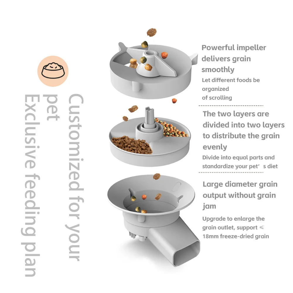 5L Smart Automatic Cat Feeder with Camera and Voice Recorder