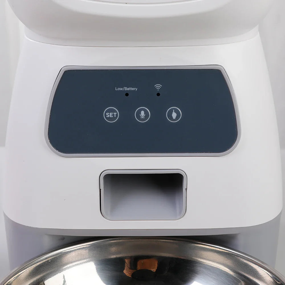 3.5L WiFi Smart Automatic Pet Feeder with Voice Recorder