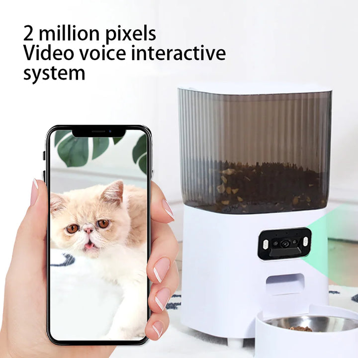 5L Smart Automatic Cat Feeder with Camera and Voice Recorder