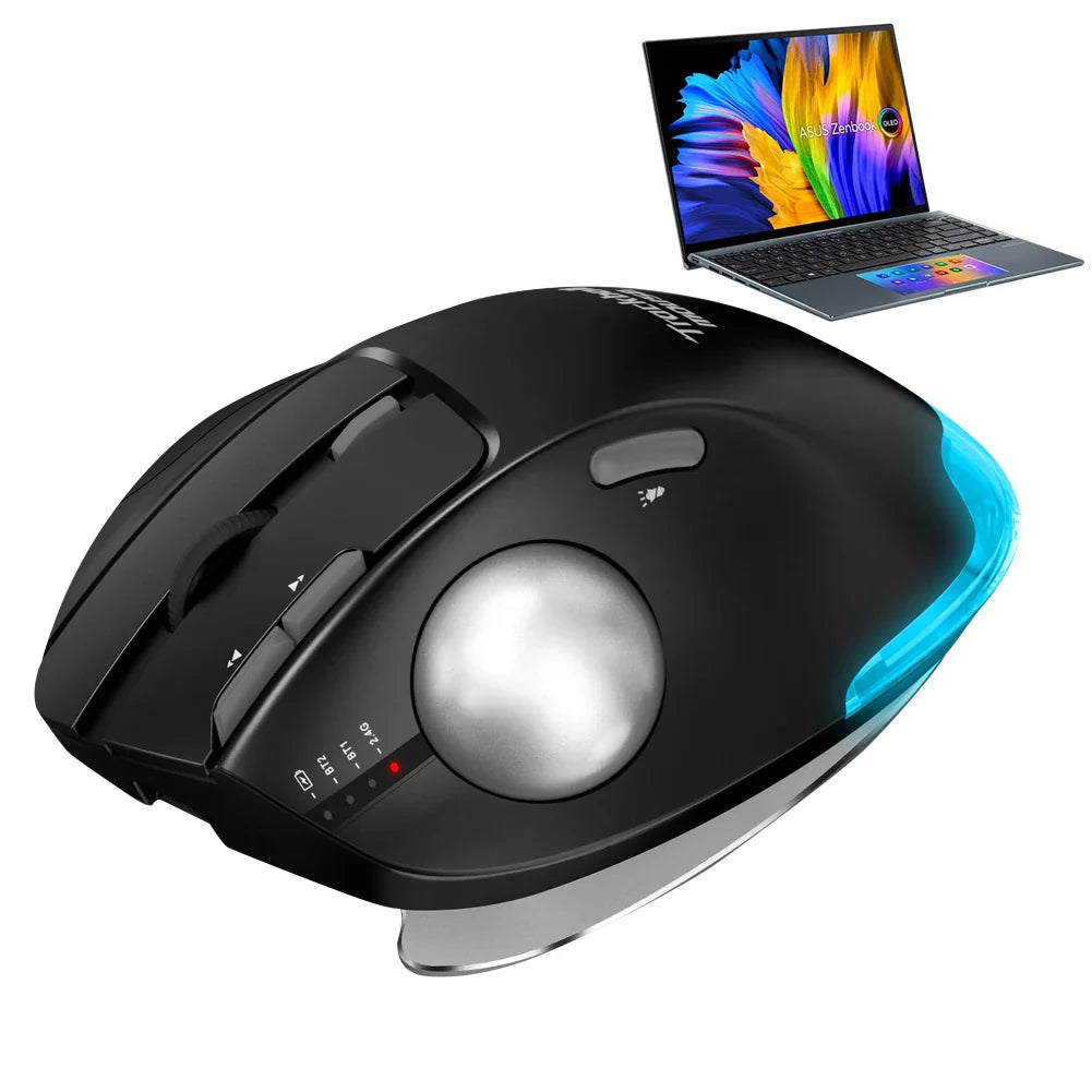 Vertical 2.4G Gaming Mouse Ergonomic 4800DPI Adjustable for PC