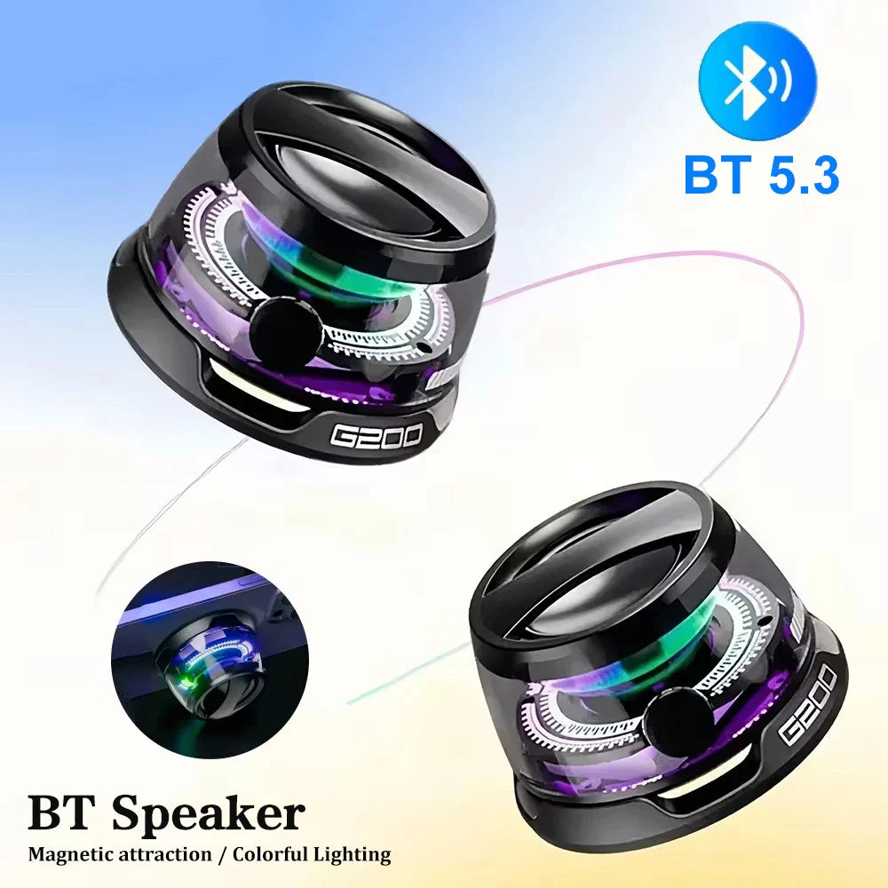 Multifunctional Bluetooth 5.3 Mini Speaker with RGB Lights and Holder
