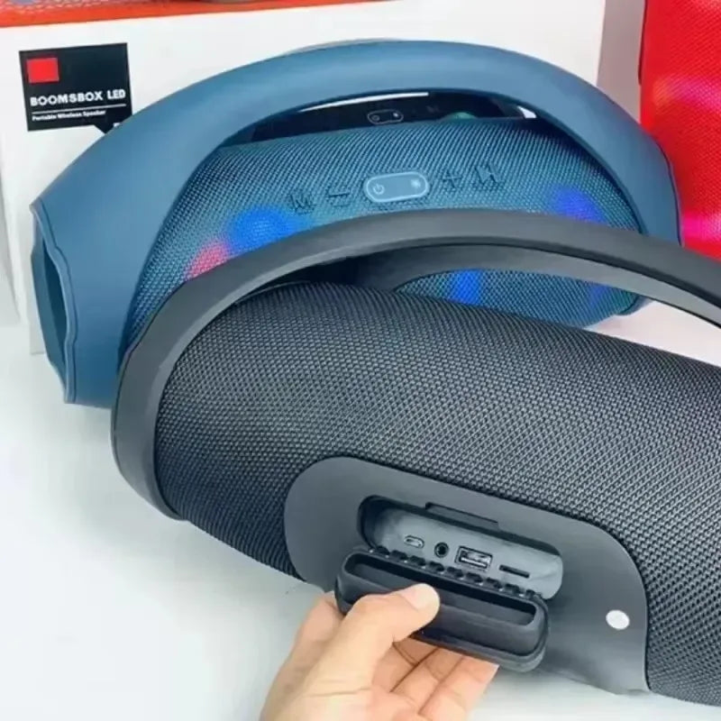 100W Portable Waterproof Bluetooth Speaker with RGB Lights and TWS