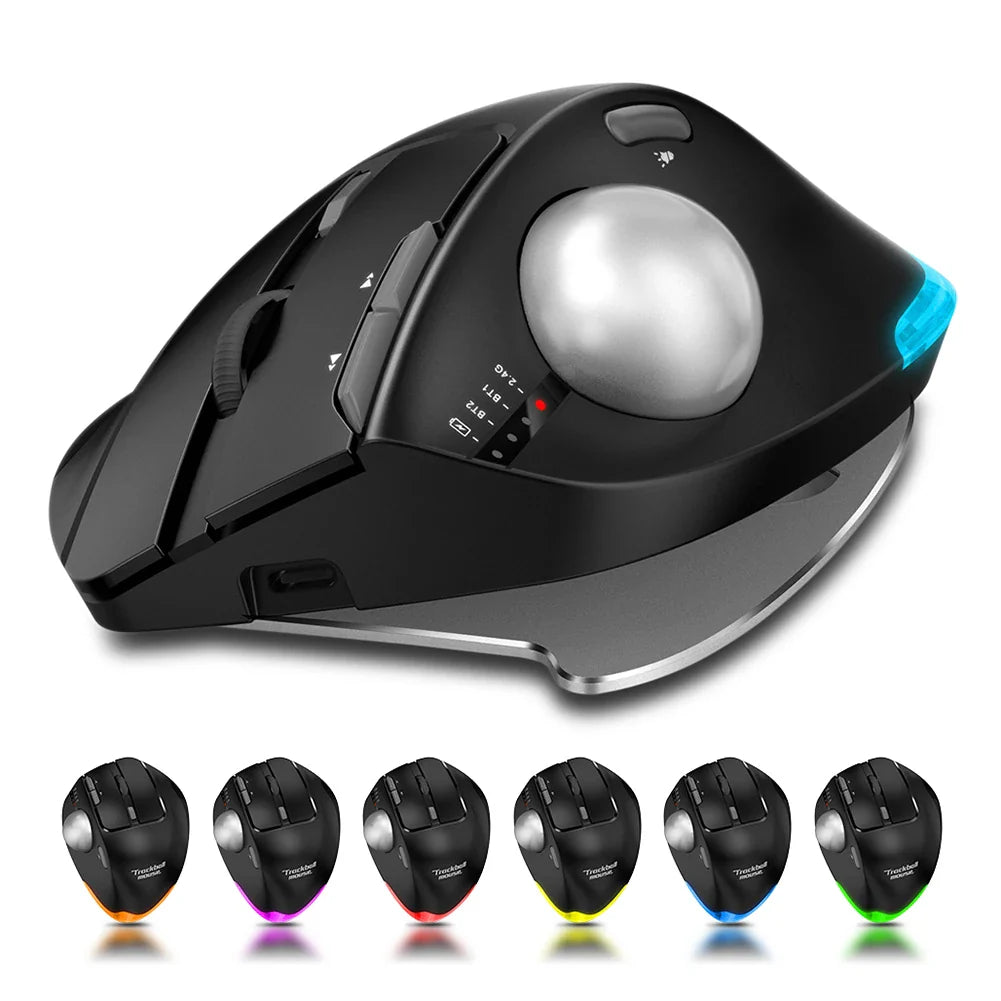 Vertical 2.4G Gaming Mouse Ergonomic 4800DPI Adjustable for PC