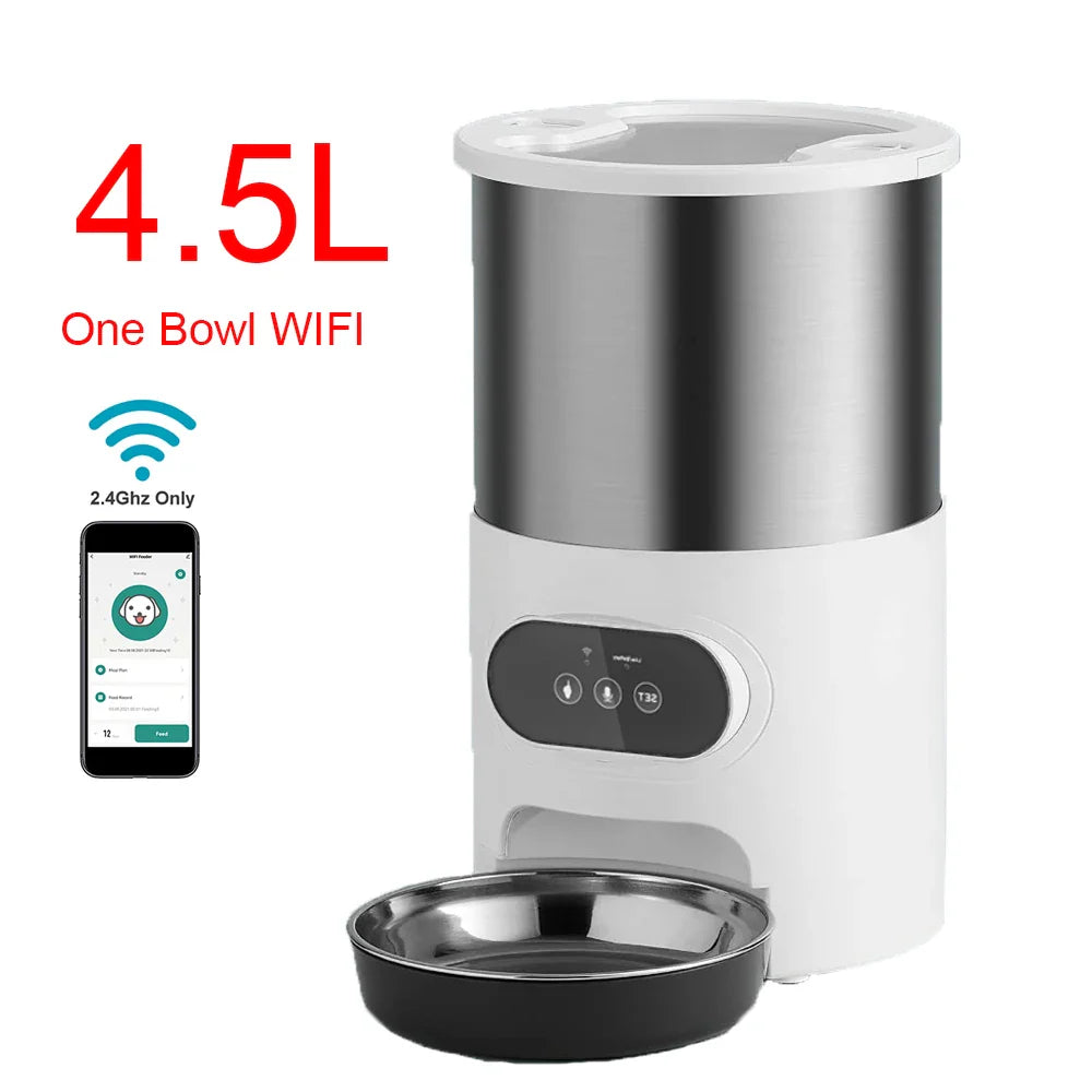 Smart App Pet Feeder for Cats and Dogs with Remote Control