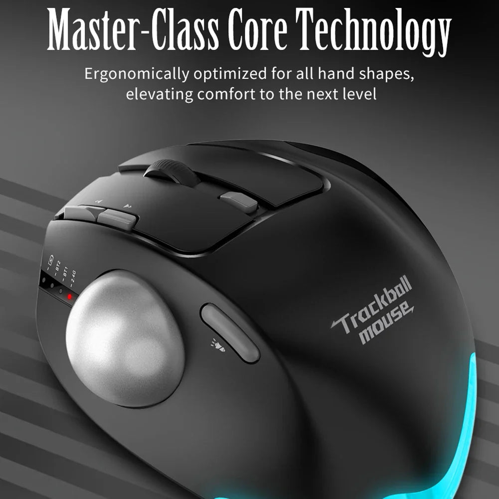 Vertical 2.4G Gaming Mouse Ergonomic 4800DPI Adjustable for PC