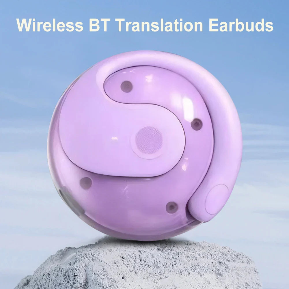 Intelligent Wireless Translation Earbuds Supporting 144 Languages with Waterproof Design