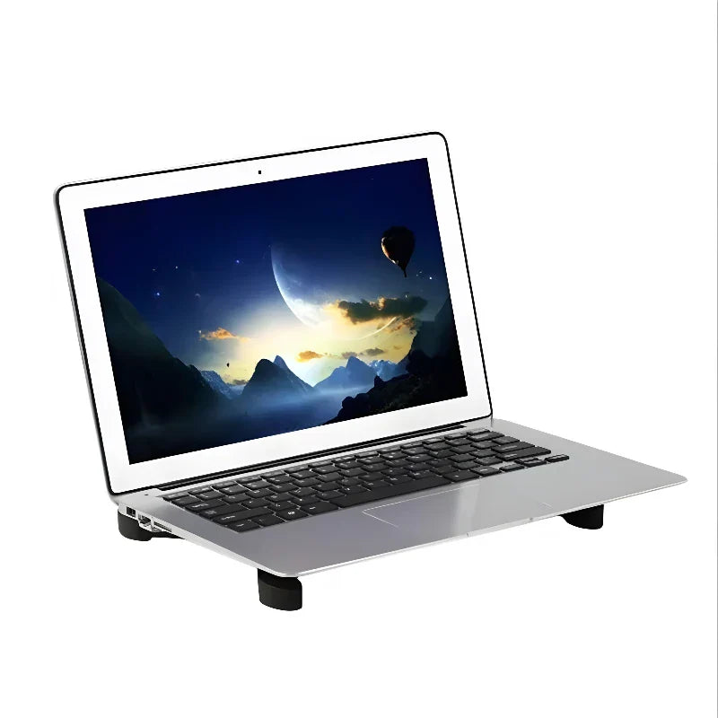 Foldable Laptop Cooling Pad with Dual USB Fans Portable Stand