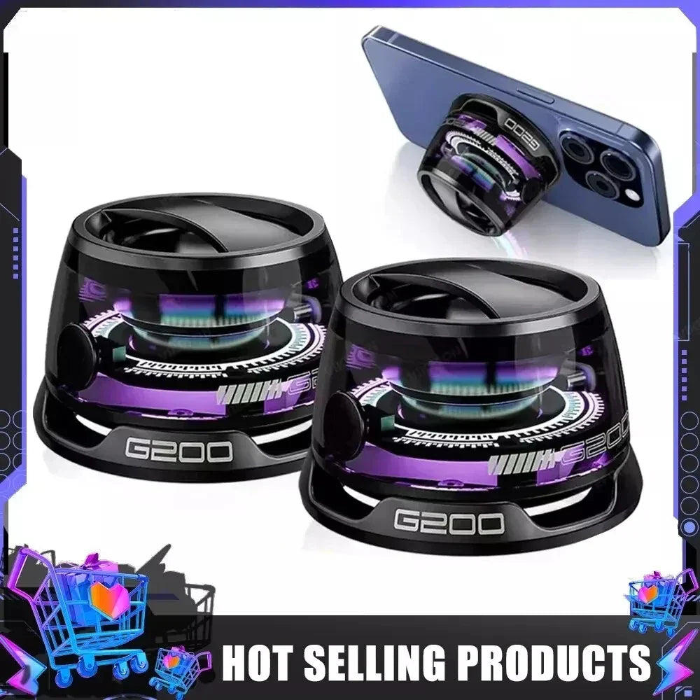 Multifunctional Bluetooth 5.3 Mini Speaker with RGB Lights and Holder