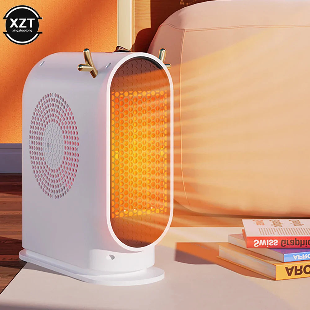 500W Desktop Electric Heater with Smart Thermostat Fast Heating