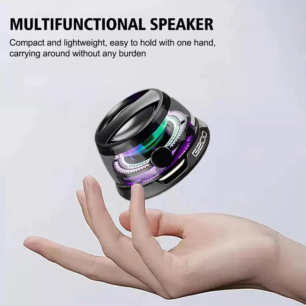 Multifunctional Bluetooth 5.3 Mini Speaker with RGB Lights and Holder
