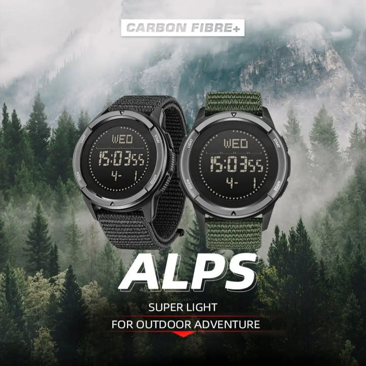 Outdoor Smart Watch with Pedometer, Compass, AMOLED Screen, Waterproof