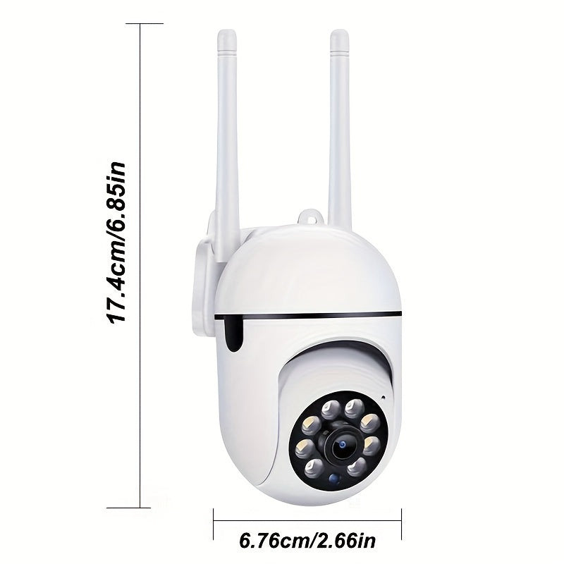 1080P Wi-Fi Security Camera with Pan/Tilt, Night Vision, Audio