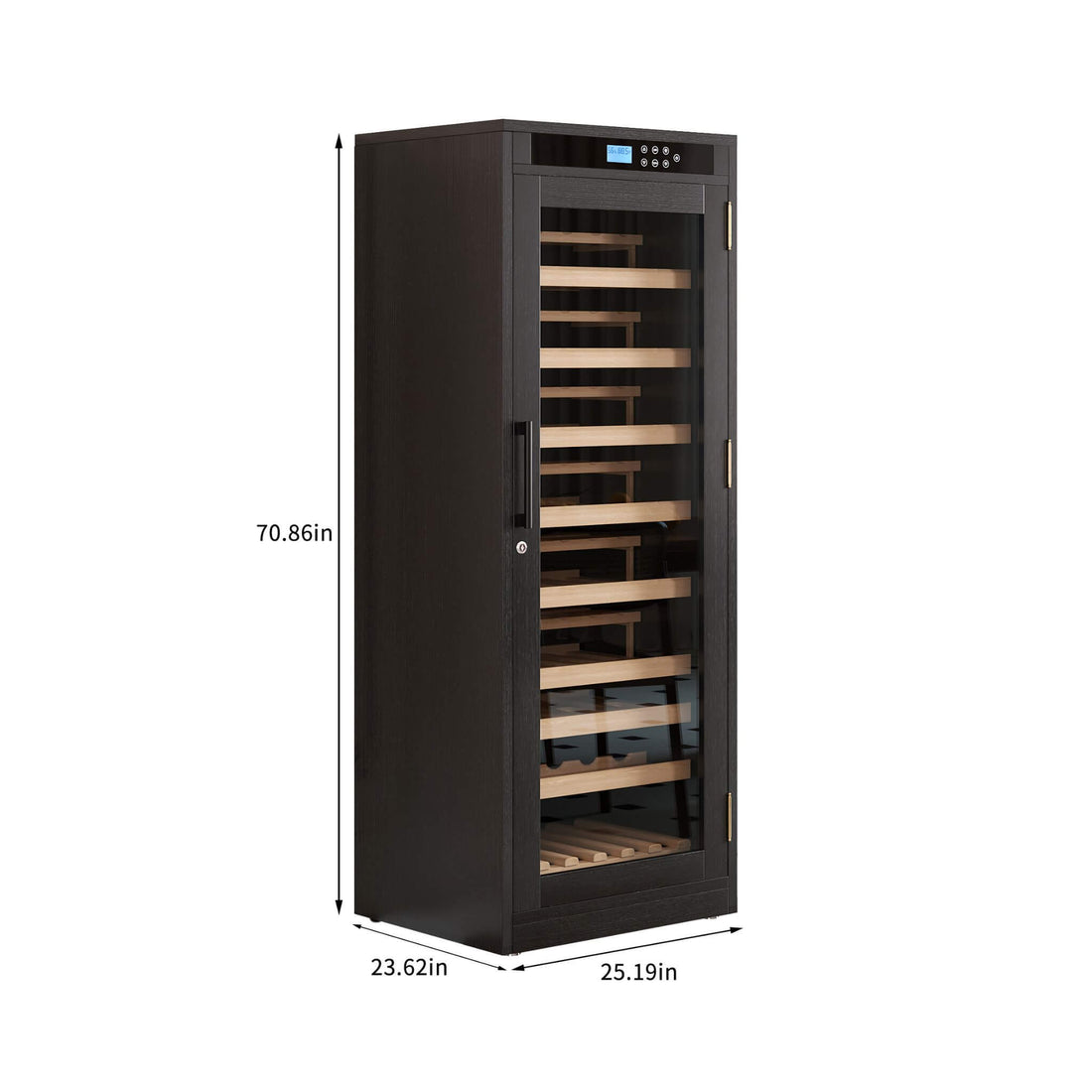 Premium Smart Multi-Tier Temperature-Controlled Wine Cabinet for Home Bar