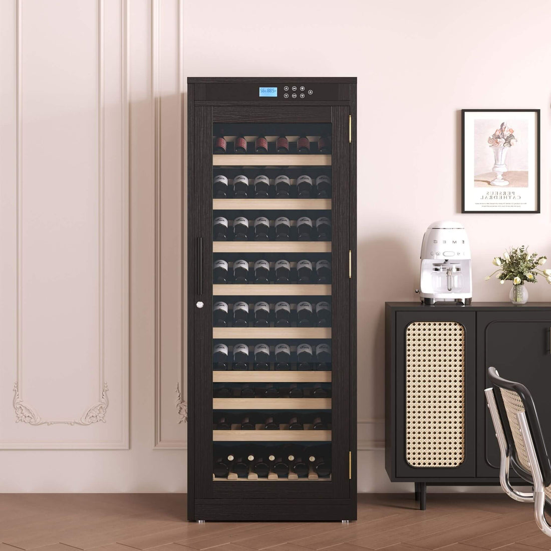 Premium Smart Multi-Tier Temperature-Controlled Wine Cabinet for Home Bar