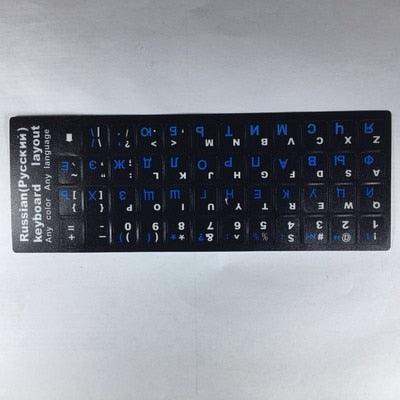 Russian Letter Keyboard Stickers for Laptop Desktop Gaming Keyboards