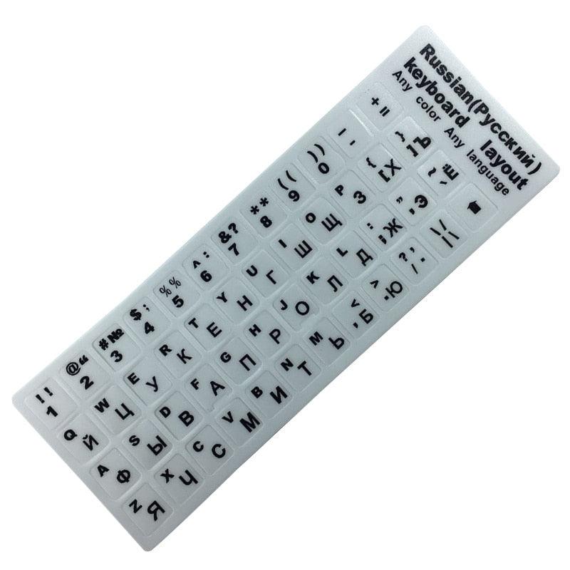 Russian Letter Keyboard Stickers for Laptop Desktop Gaming Keyboards
