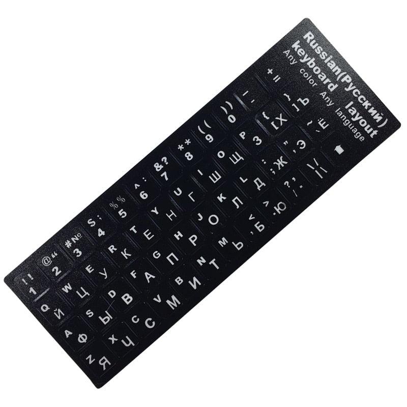 Russian Letter Keyboard Stickers for Laptop Desktop Gaming Keyboards