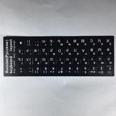 Russian Letter Keyboard Stickers for Laptop Desktop Gaming Keyboards