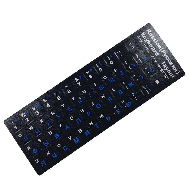 Russian Letter Keyboard Stickers for Laptop Desktop Gaming Keyboards