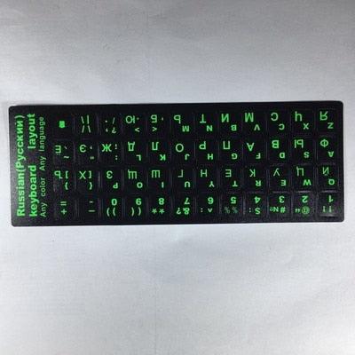 Russian Letter Keyboard Stickers for Laptop Desktop Gaming Keyboards