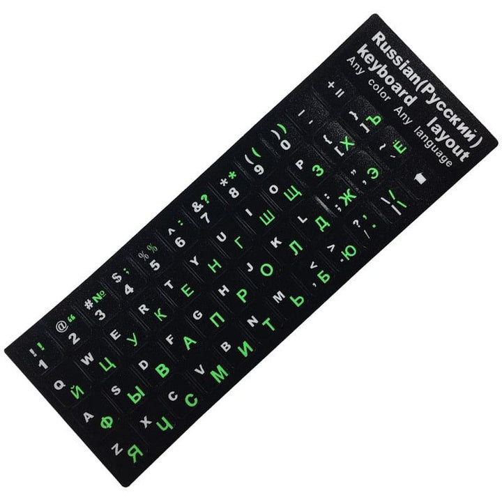 Russian Letter Keyboard Stickers for Laptop Desktop Gaming Keyboards