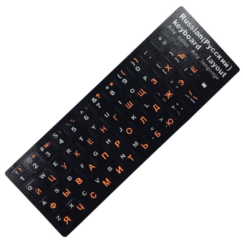 Russian Letter Keyboard Stickers for Laptop Desktop Gaming Keyboards