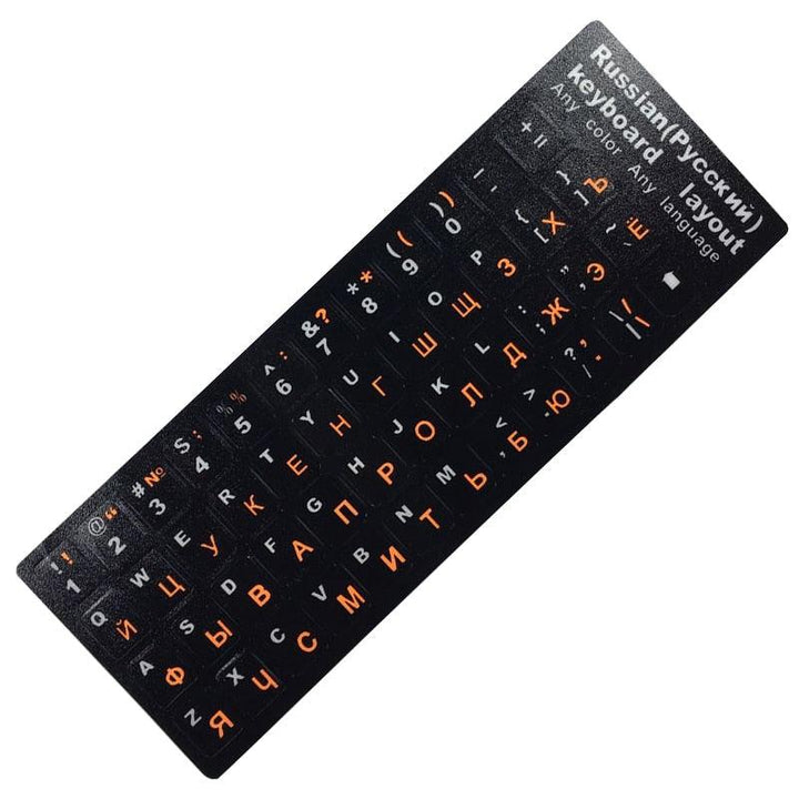Russian Letter Keyboard Stickers for Laptop Desktop Gaming Keyboards