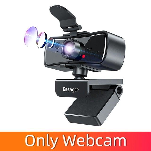 2K Full HD Webcam with Microphone Autofocus for PC Laptop