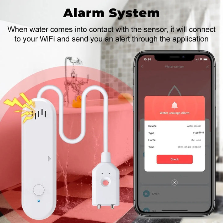 Wi-Fi Water Level Sensor and Leakage Alarm Tuya Smart Home